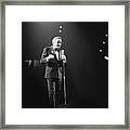 Sinatra On Stage #1 Framed Print