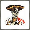 Skeleton Pirate #1 Framed Print