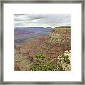South Rim Of The Grand Canyon #1 Framed Print