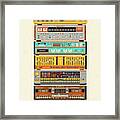 Stack Of Stereo Components #1 Framed Print