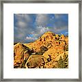Sunrise Clouds Over Colorado National Monument #1 Framed Print
