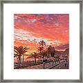 Sunset Over Ipanema Beach #1 Framed Print