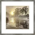 Tamar River Winter  Sunrise, Uk #2 Framed Print