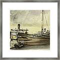 The Barge Framed Print