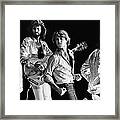 The Bee Gees In Concert At Dodger #1 Framed Print