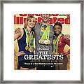 The Greatests Ledecky  Phelps  Biles Sports Illustrated Cover Framed Print
