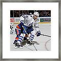 Toronto Maple Leafs V New York Islanders #1 Framed Print