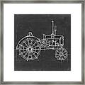 Tractor Blueprint Ii #1 Framed Print