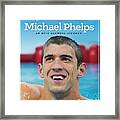 Usa Michael Phelps, 2008 Summer Olympics Sports Illustrated Cover #1 Framed Print