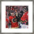 Vancouver Canucks V Calgary Flames - #1 Framed Print