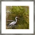 White Heron #1 Framed Print