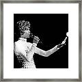 Whitney Houston Live In Concert #1 Framed Print