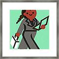 Woman Walking #1 Framed Print