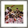 World Series Red Sox V Cardinals Game 4 #1 Framed Print