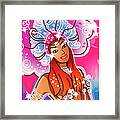 Young Woman Wearing Carnival Costume #1 Framed Print