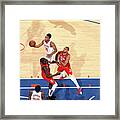 Houston Rockets V New York Knicks Framed Print