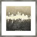 Knoxville Tennessee Skyline #10 Framed Print