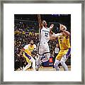 Memphis Grizzlies V Los Angeles Lakers Framed Print