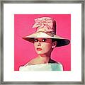 Audrey Hepburn, Vintage Movie Star #11 Framed Print