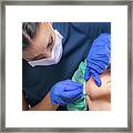 Mesotherapy Thread Face Lift Procedure #11 Framed Print