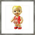 Plastic Baby Doll #11 Framed Print