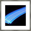 Abstract Light Trails And Streams #14 Framed Print