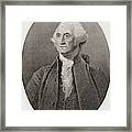 George Washington. First President Of The United States Of America Framed Print