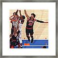 Chicago Bulls V New York Knicks #15 Framed Print