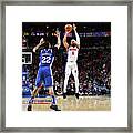 Detroit Pistons V Philadelphia 76ers #15 Framed Print