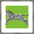 Zebra #15 Framed Print