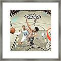 Charlotte Hornets V Brooklyn Nets #17 Framed Print