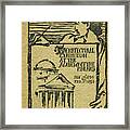 1894-95 Catalogue Of The Architectural Exhibition At The Pennsylvania Academy Of The Fine Arts Framed Print