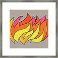 Flames #19 Framed Print