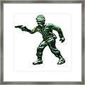 Plastic Toy Soldier #19 Framed Print