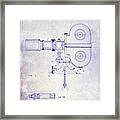 1930 Movie Camera Patent Blueprint #1930 Framed Print