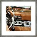 1958 Chrysler 300f Dashboard Framed Print