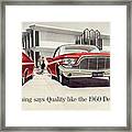 1960 Advertisement Desoto And Mcm Home Framed Print