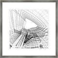 3d Architecture Abstract #2 Framed Print