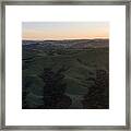 A Brilliant Sunrise Greets The Hills #2 Framed Print