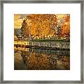 Autumn In The Park #1 Framed Print