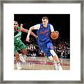 Boston Celtics V New York Knicks Framed Print
