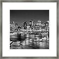 Brooklyn Bridge & Skyline, Nyc #2 Framed Print