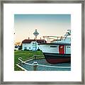 Chatham Light & Coast Guard Station, Ma #2 Framed Print