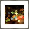 Defocused Lights #2 Framed Print