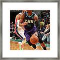 Detroit Pistons V Charlotte Hornets #2 Framed Print