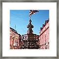 England, Great Britain, British Isles, London, City Of Westminster, Piccadilly Circus, Eros Statue, Piccadilly Circus #2 Framed Print