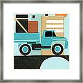 Hauling Truck #2 Framed Print