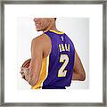 Los Angeles Lakers Introduce Lonzo Ball #2 Framed Print