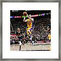 Los Angeles Lakers V Utah Jazz Framed Print
