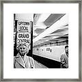 Marilyn In Grand Central Station #2 Framed Print